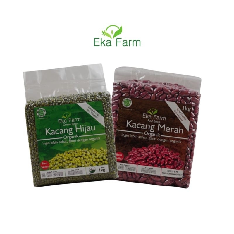 

Eka Farm Kacang Merah dan Kacang Hijau Organik 500g