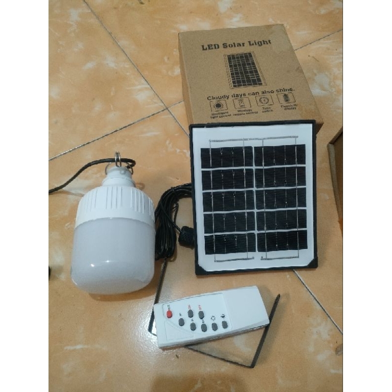 lampu tenaga surya bohlam 150w