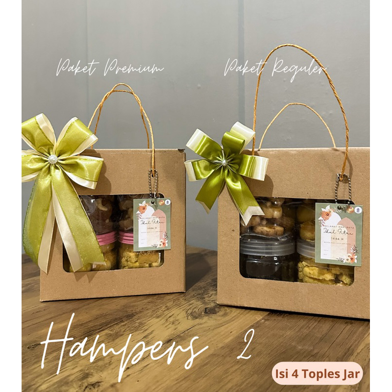 

Hampers 2 Isi 4 Kue | Kemasan Jar 400ml