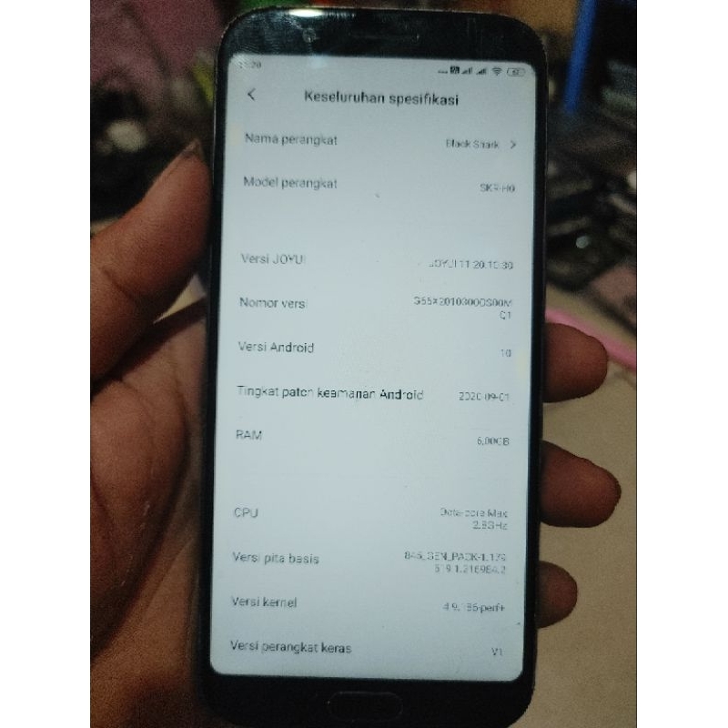 BlackShark 1 6/64 minus ringan