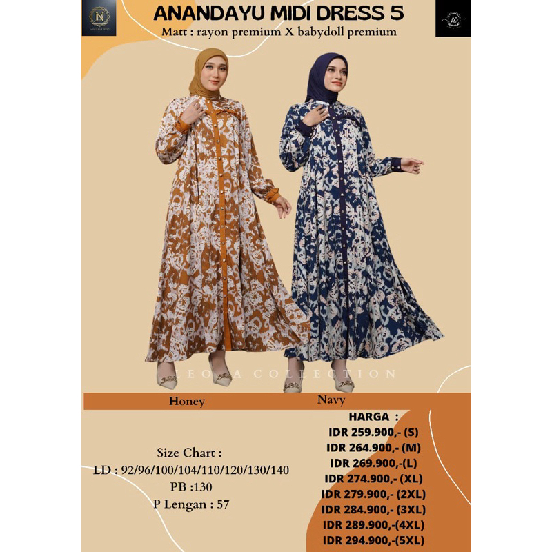 Ready anandayu midi dress 5 nadheera