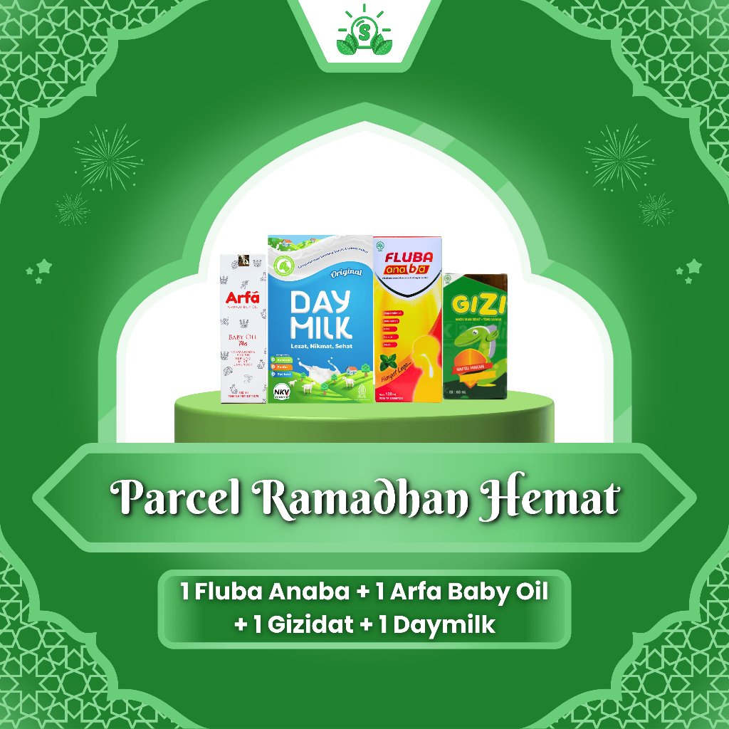 

[PARCEL RAMADHAN HEMAT] FLUBA ANABA 1 BOX + ARFA BABY OIL 1 BOX + GIZIDAT 1 BOX + DAYMILK ORIGINAL 1 BOX