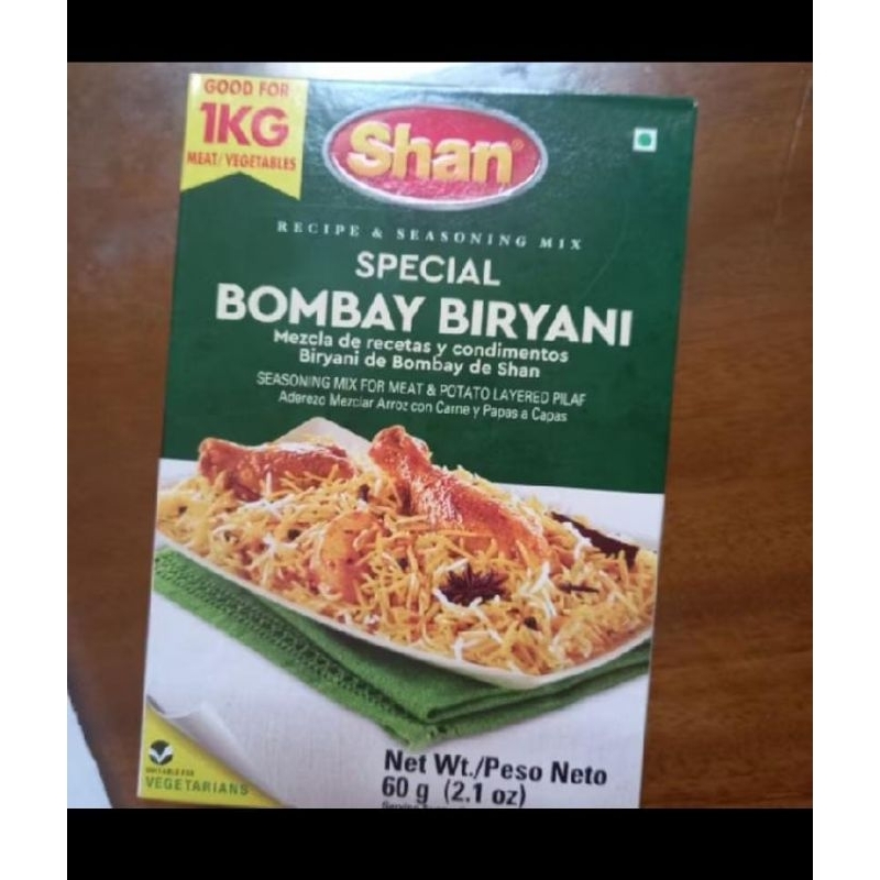 

SHAN BOMBAY BRIYANI halal Bpom