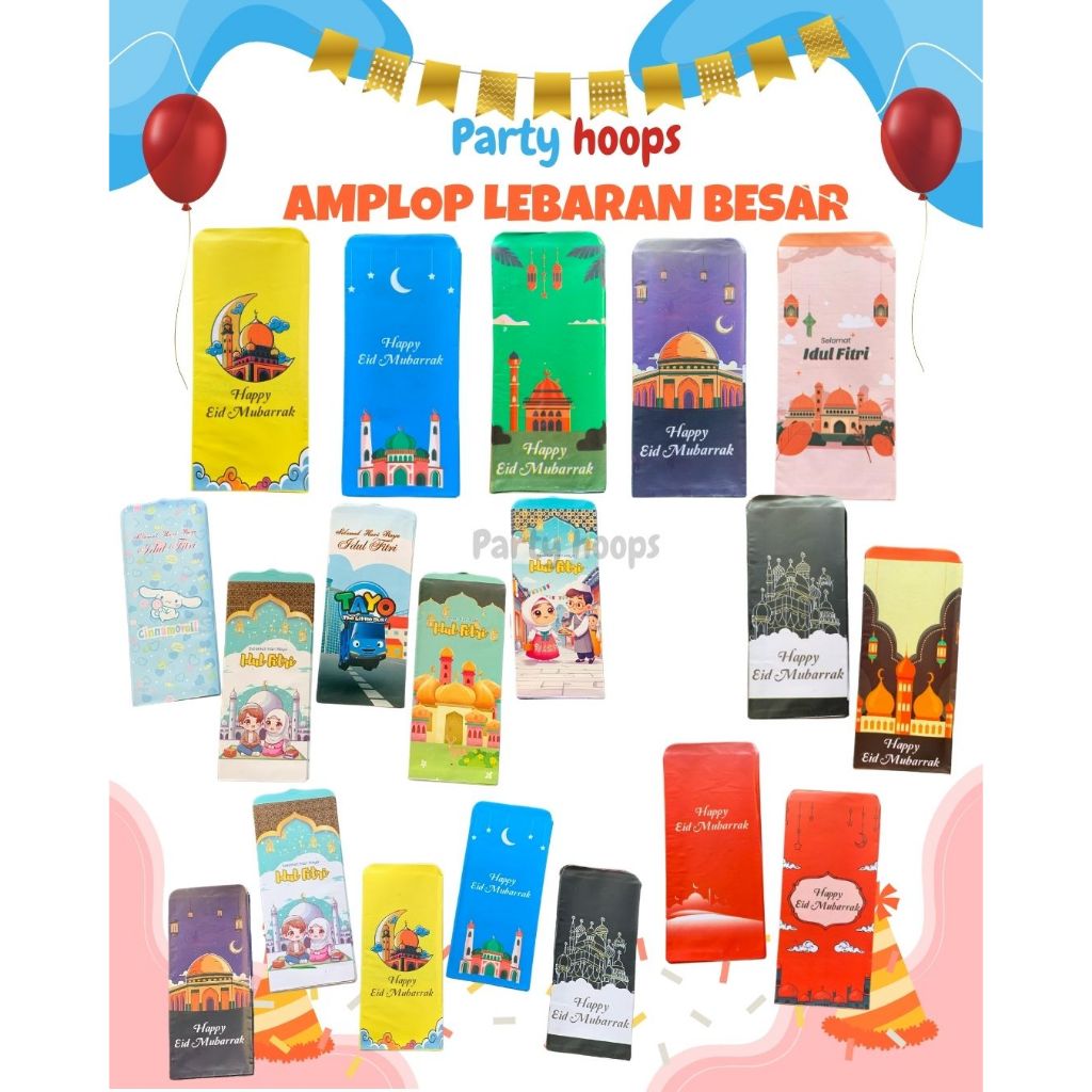 

Amplop Lebaran Besar Isi 10 pcs Angpao Idul Fitri Jumbo Amplop Hari Raya Idul Fitri