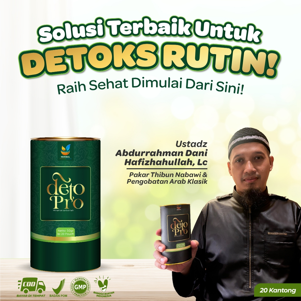 

Deto Pro Detox pelangsing Badan Sistem Pencernaan Detox Diet Sehat Menurunkan Berat Badan Teh Celup