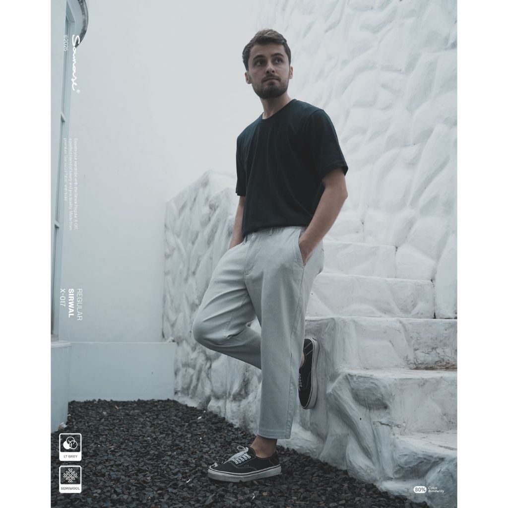 Samase Sirwal Reguler X017 SemiWool Normal & Big Size Limited Edition