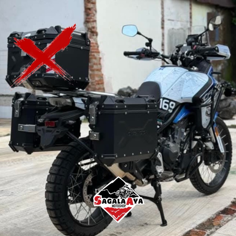 Side Box samping Cf moto + Side Bracket box Omega moto 450 MT omegamoto cfmoto