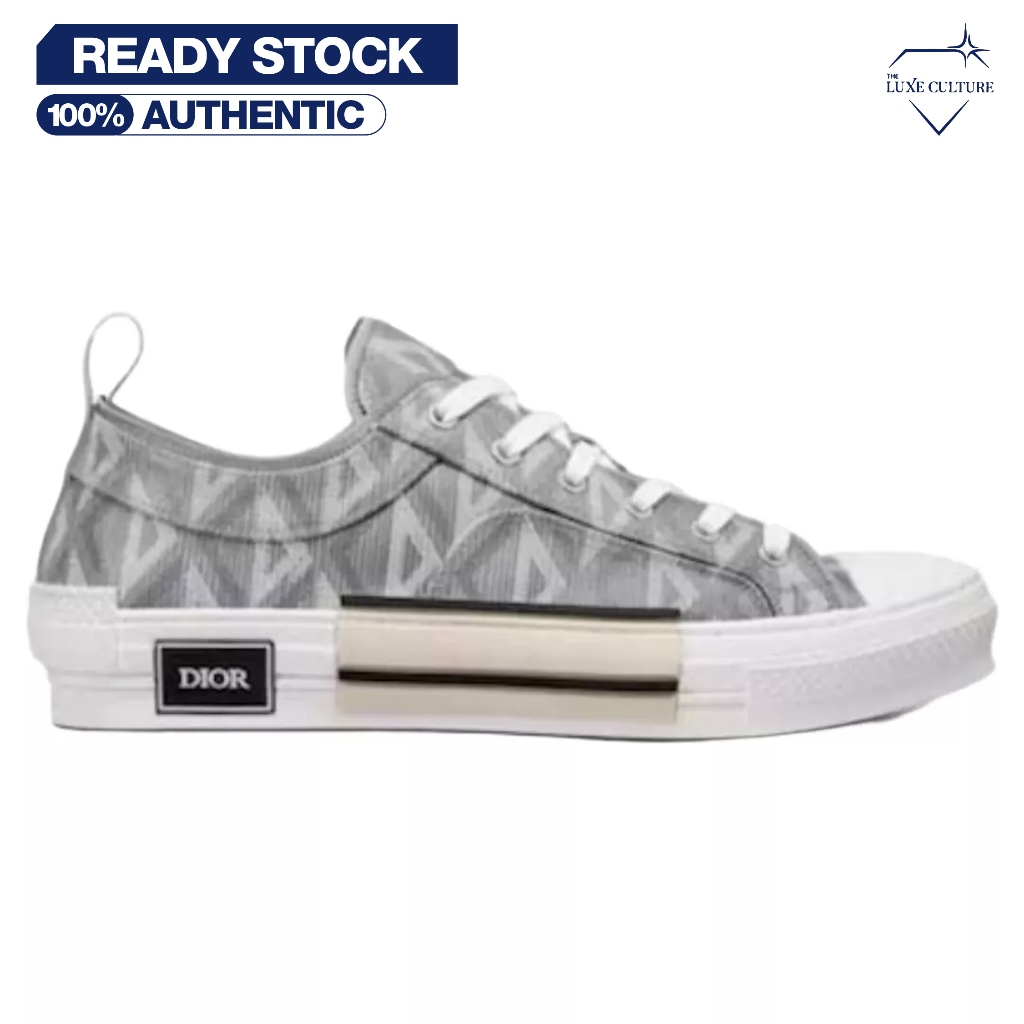 B23 CD Diamond Low Top Gray Sneakers / Sepatu Branded Original