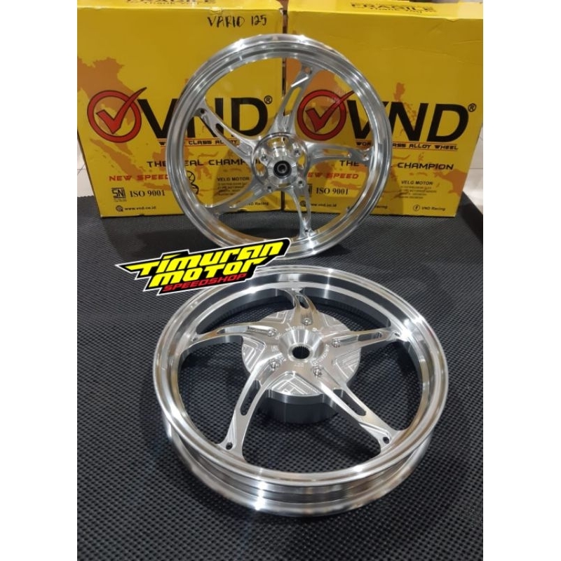 VELG VND NEW SPEED VARIO 125 - VARIO 150 185 215 R14 CHROME