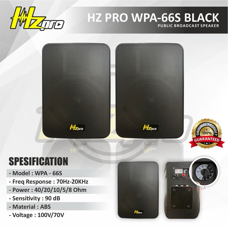 SPEAKER COLUM HZ PRO WPA-66S SPEAKER DINDING HZ PRO