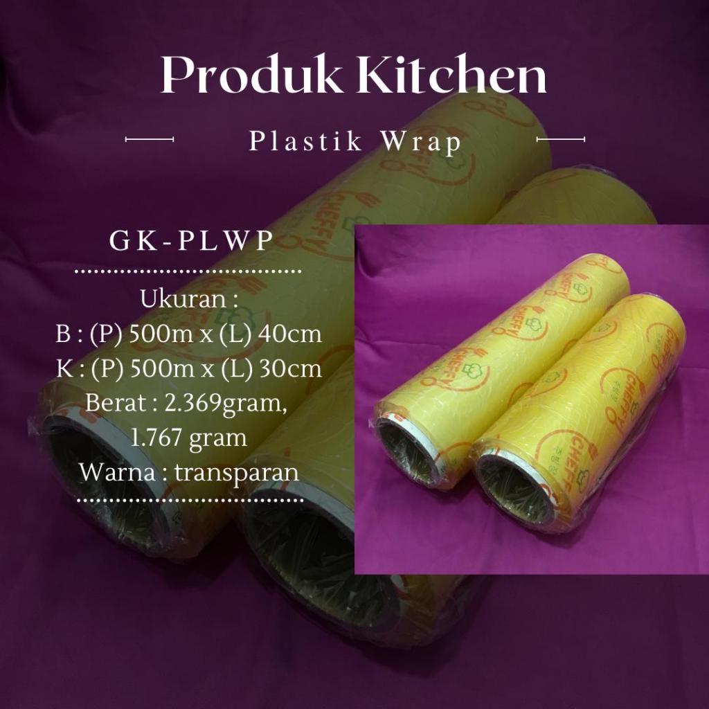 PLASTIK STRETCH FILM WRAP ROLL/PLASTIK WRAPING ROLL 500 METER (GK-PLWP)
