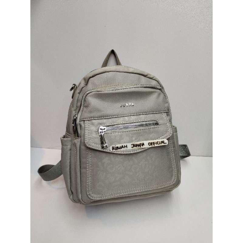 TAS RANSEL JUNFA BAHAN PARASUT  2176-374 MOTIF BISA SELEMPANG