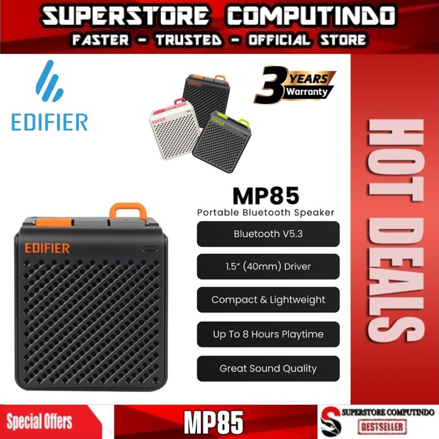 EDIFIER MP85 Portable Bluetooth Speaker