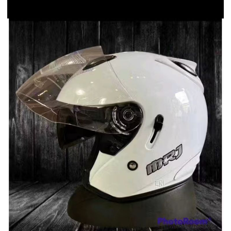 helm mrj/helm double visor/helm murah/helm keren