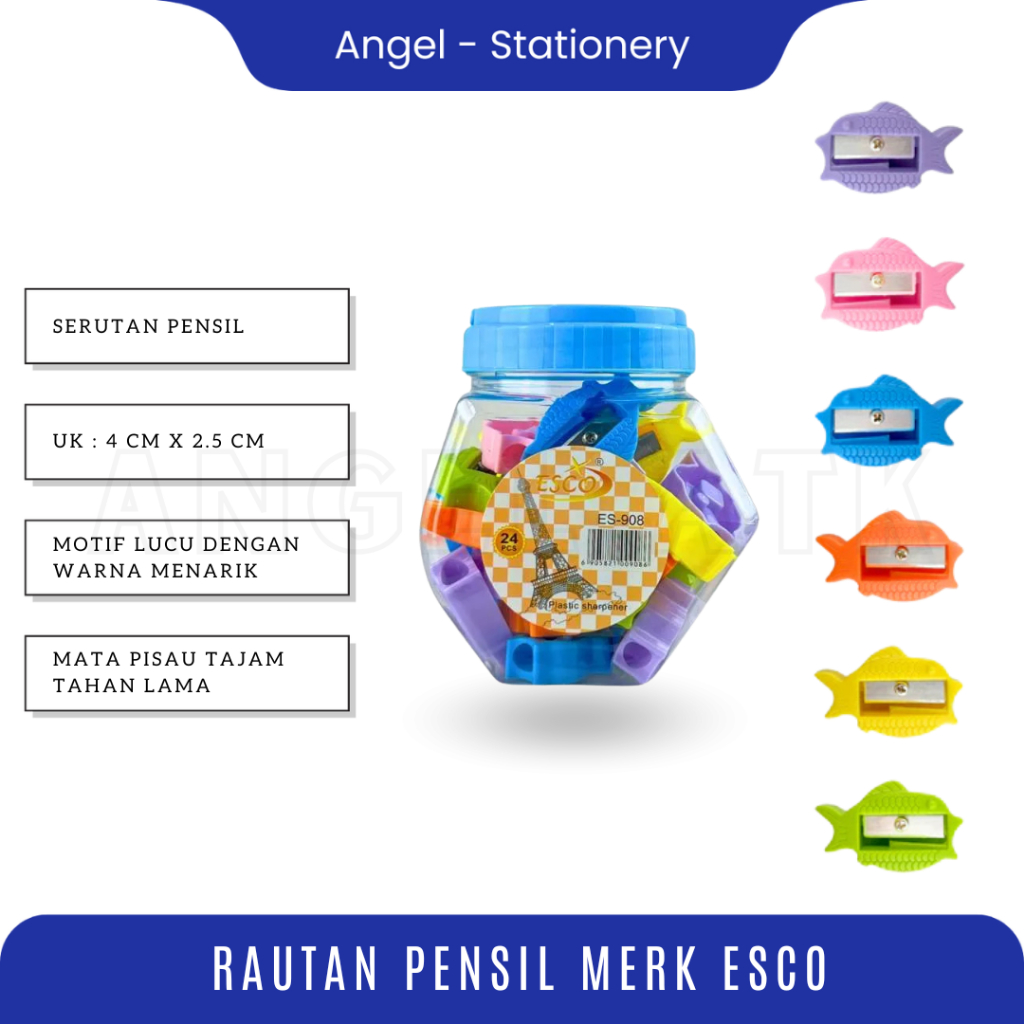 

( Beli 2 Gratis 1 ) Serutan Toples / Rautan Pensil Motif / Serutan Karakter Lucu / Peruncing 1 Lubang / Bayar di Tempat / Atk Blessing