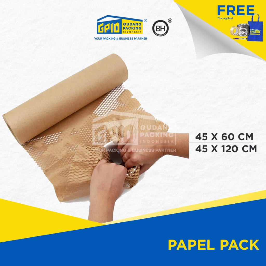 

PAPELPACK - Long Papel Wrap / Ecofriendly Bubble Wrap / Bubble Wrap Kertas