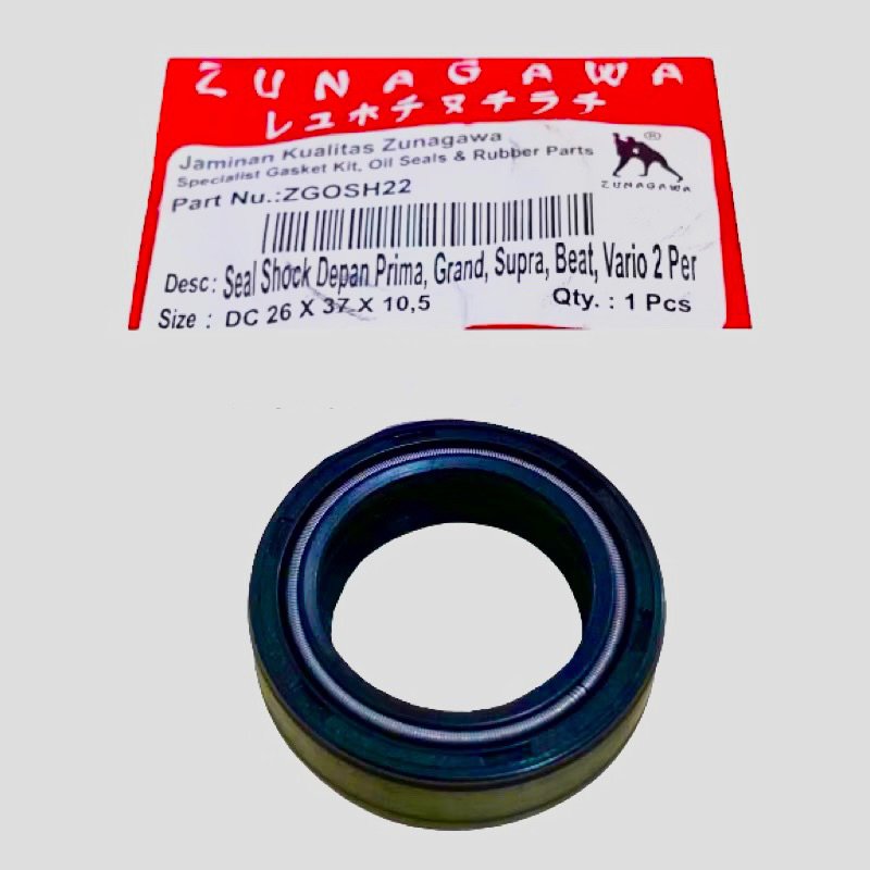 SEAL SHOCK DEPAN SUPRA GRAND BEAT VARIO DOUBLE PER ZUNAGAWA