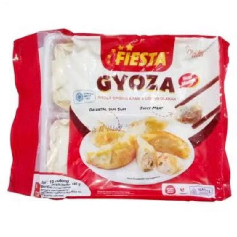 

HALAL Fiesta Gyoza Dumpling Daging Ayam Udang 180gr