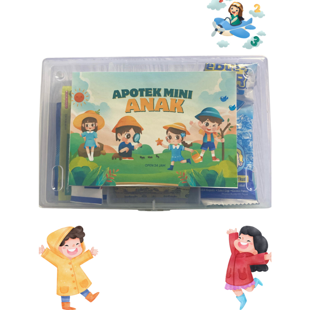 [ READY STOCK ] Apotek Mini Anak | Apotek Mini | Kotak Apotek Mini | Emergency box | P3K | Gift | Ap