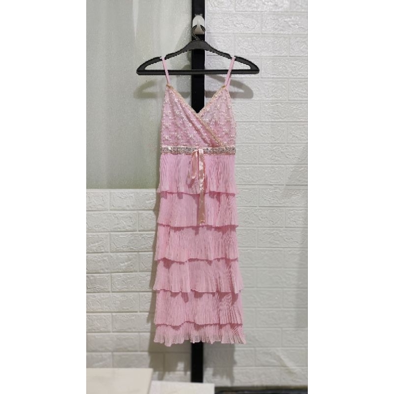 Dress Wanita Vintage Pink (Preloved)