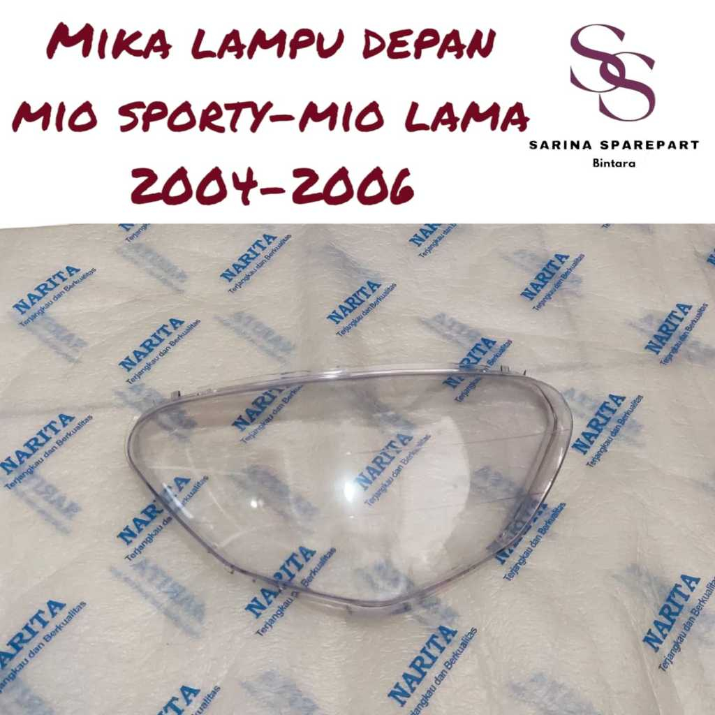 Mika Kaca Lampu Depan Yamaha Mio Sporty Mio Lama 2004-2007 Mika Lampu Depan Mika Depan Mio Karbu