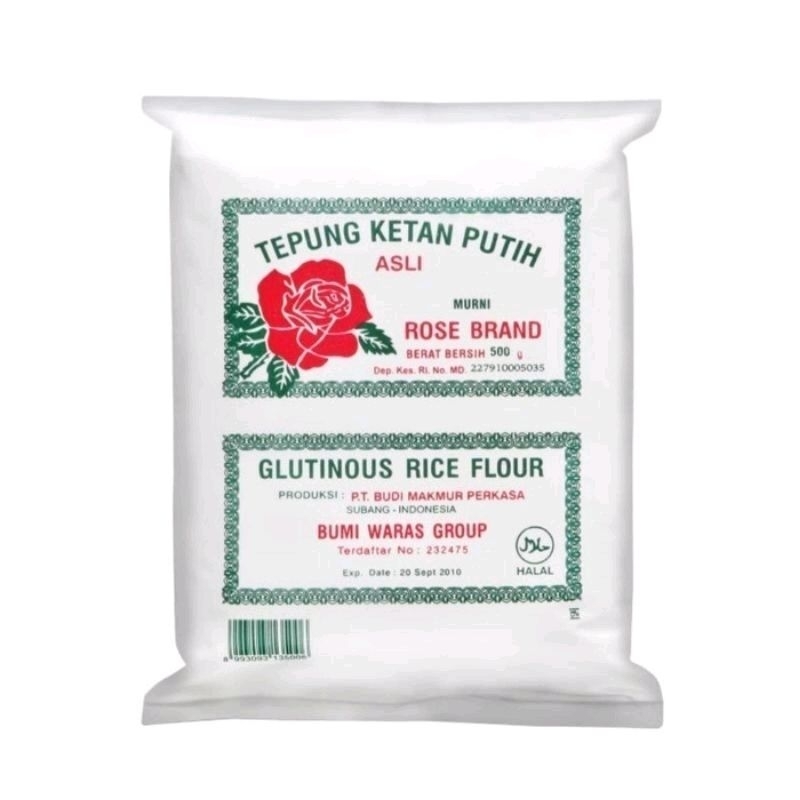 

Tepung ketan Rose brand 500gr