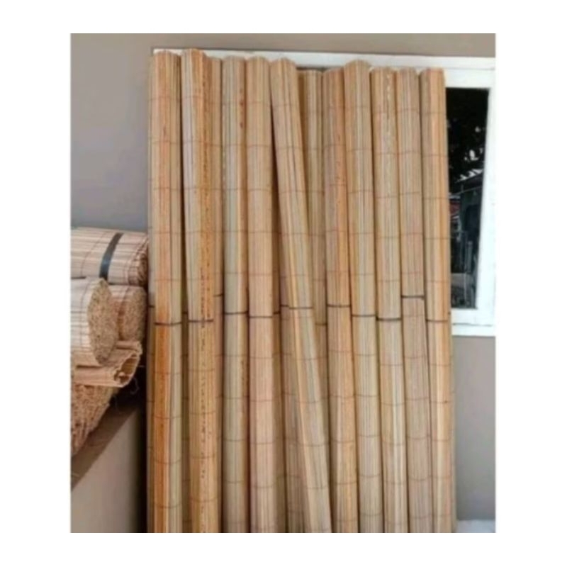 Tirai /Kerai Bambu Wide Tirai Bambu Wide 1×2 M /Tirai Bambu Gulung