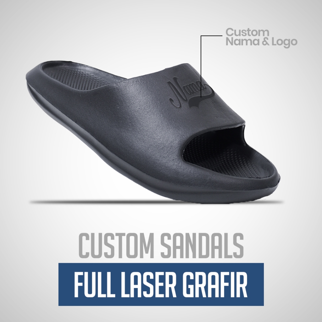 Ohio * Sandal Pria Custom I Sandal Slop Pria Wanita l Sandal Slide Pria Casual I Sendal Ringan Terba