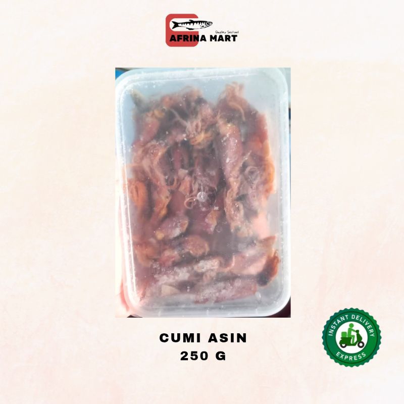 

Cumi Asin 250 gram Frozen - Kirim Instant Afrina Mart