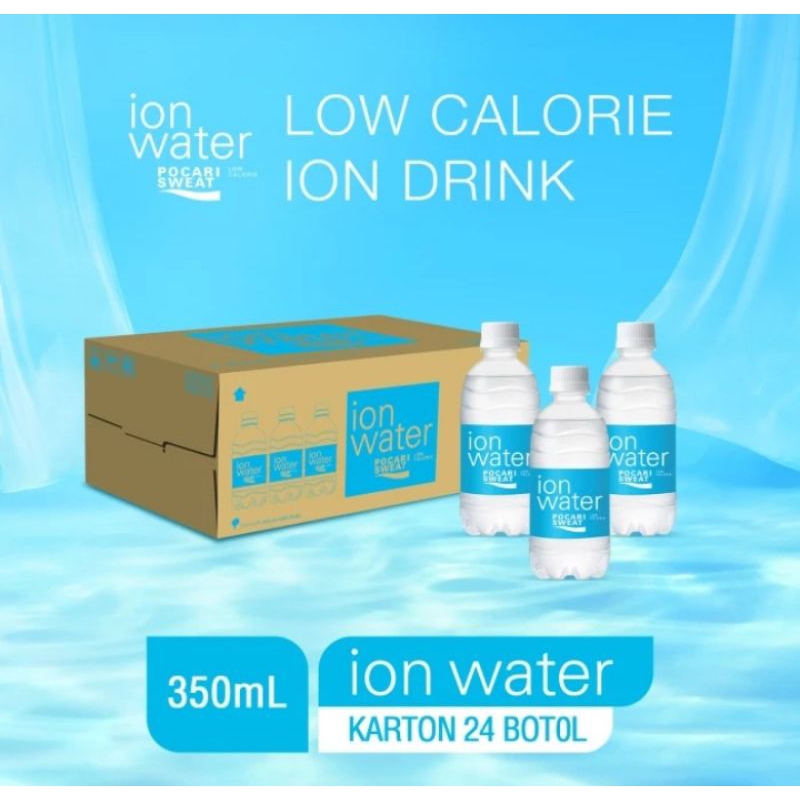 

ION WATER PET 350ml 1 Karton isi 24 botol