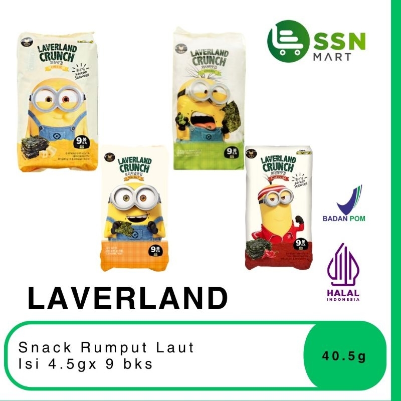 

Manjun Laverland CrispySeaweed (4,5gr*9Bks)