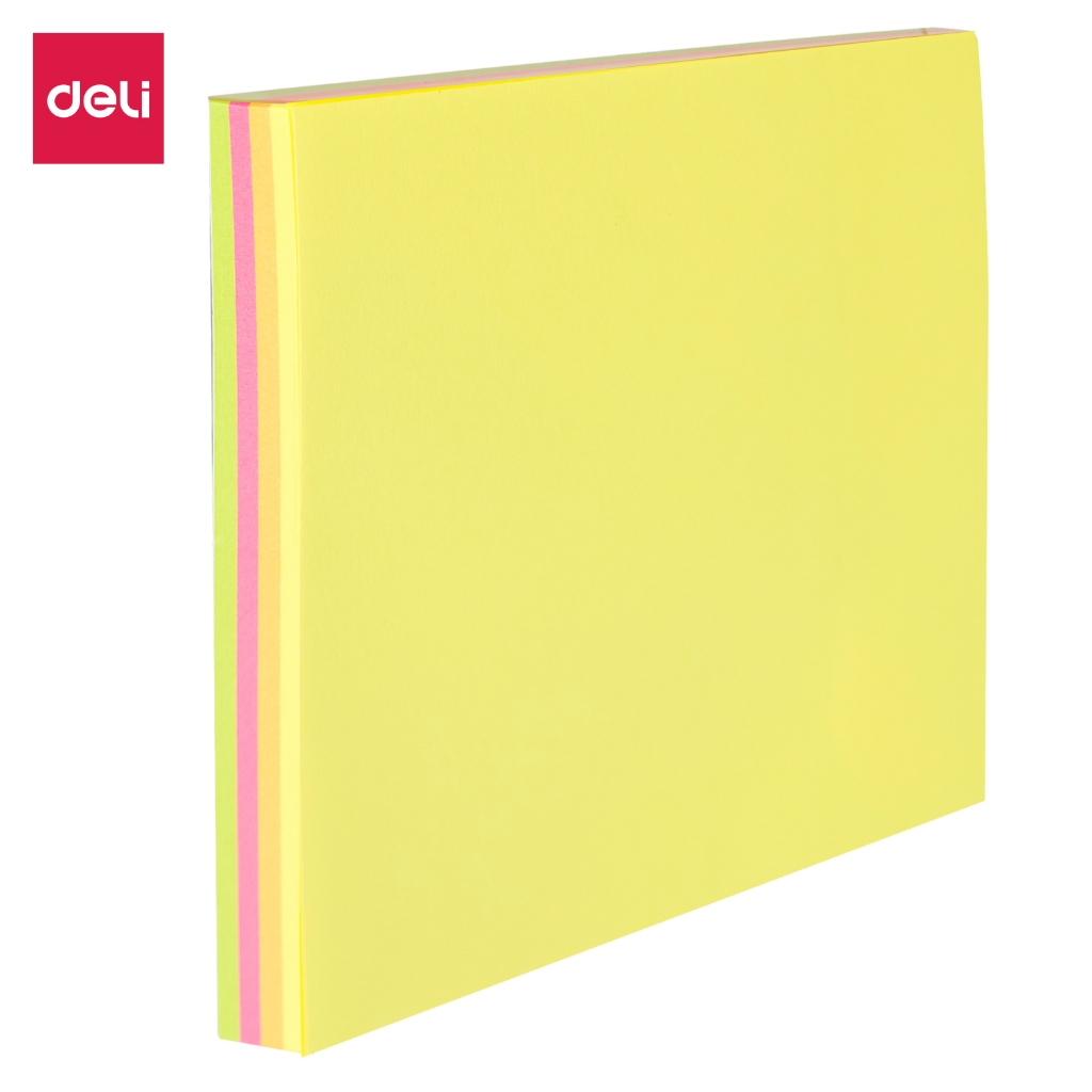 

Deli EA02602 Memo tempel - Sticky Notes 76×76mm 3''x3" Perekat yang kuat dan tahan lama