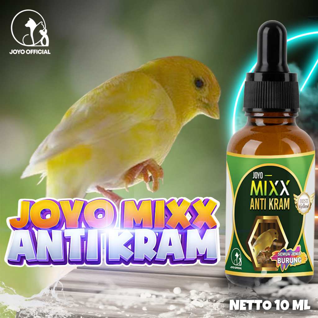 OBAT KAKI KRAM BURUNG | VITAMIN BURUNG KAKI KAKU | MIXX ANTI KRAM 10ML