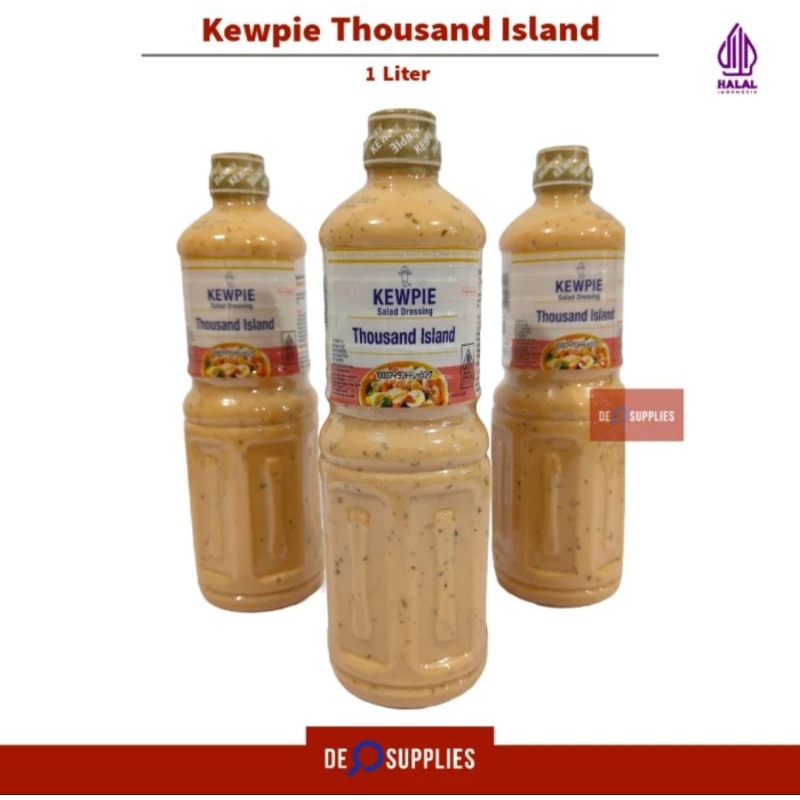 

Kewpie Thousand Island 1L Salad Dressing - Mayonaise Caesar Salad Sayur Halal