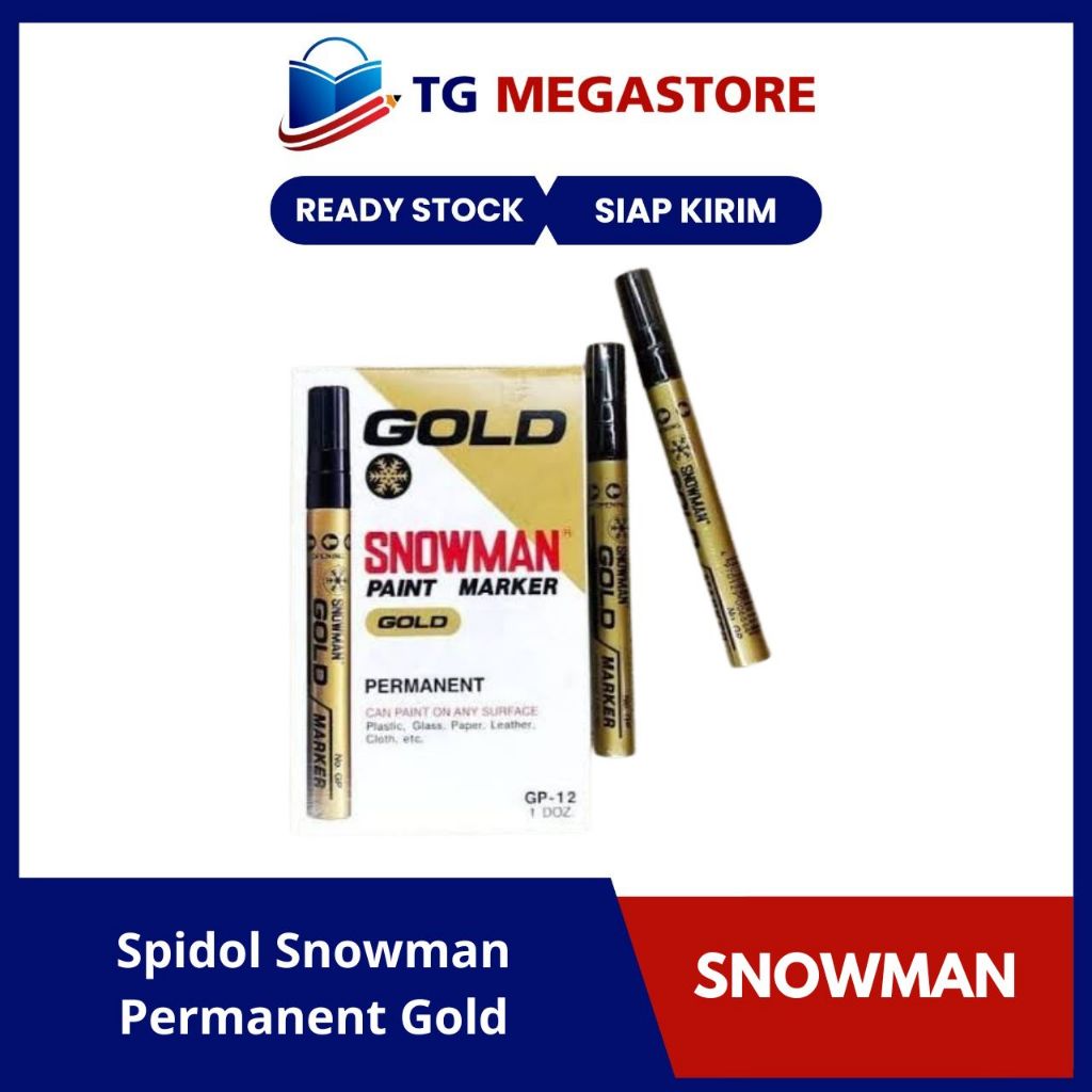 

SPIDOL SNOWMAN PERMANENT GOLD