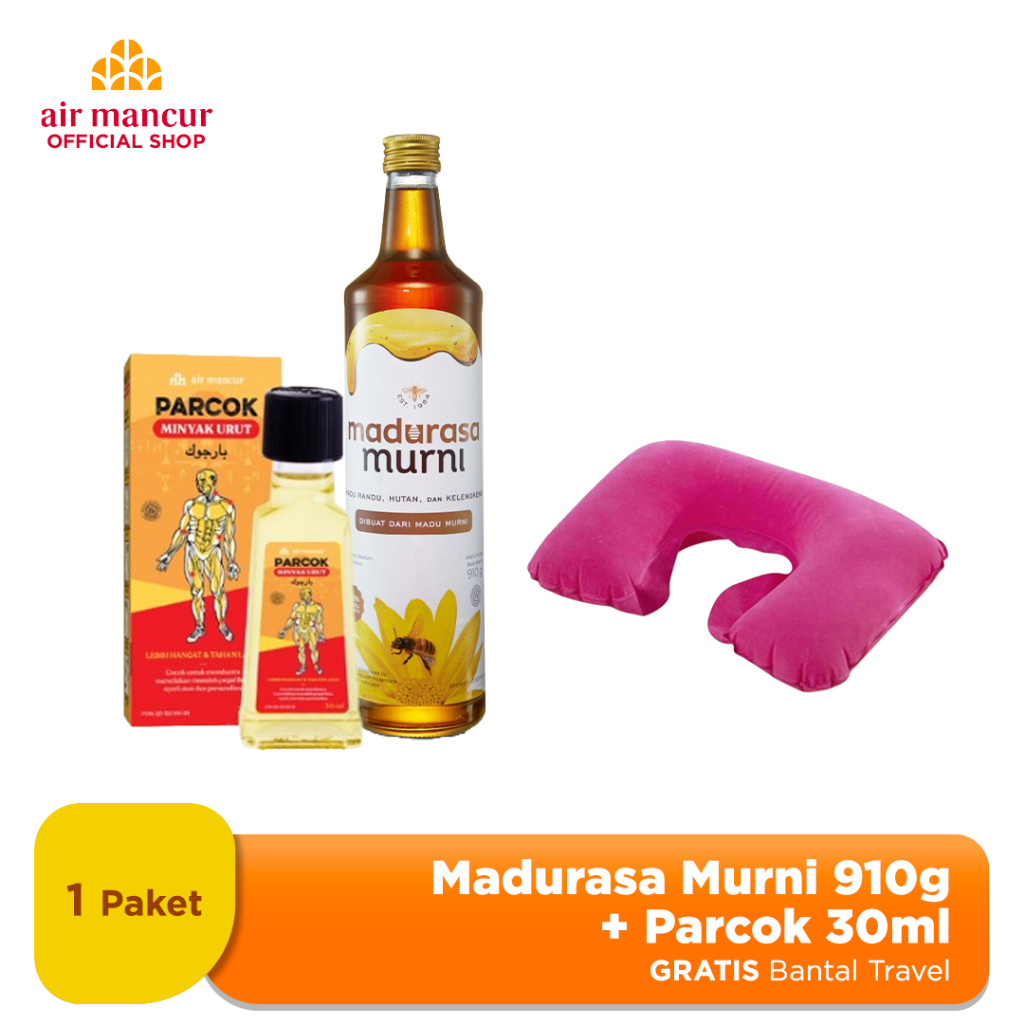 

Madurasa Murni 910gr + Parcok 30ml Free Bantal Travel