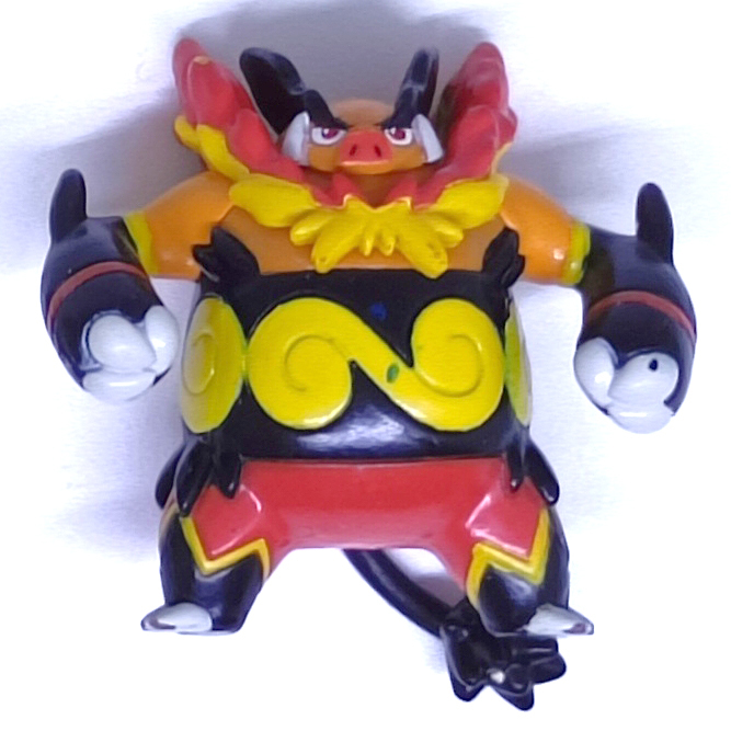 Pokemon TOMY Moncolle Figure - Emboar "Glossy Version" (Pajangan / JP Rare)