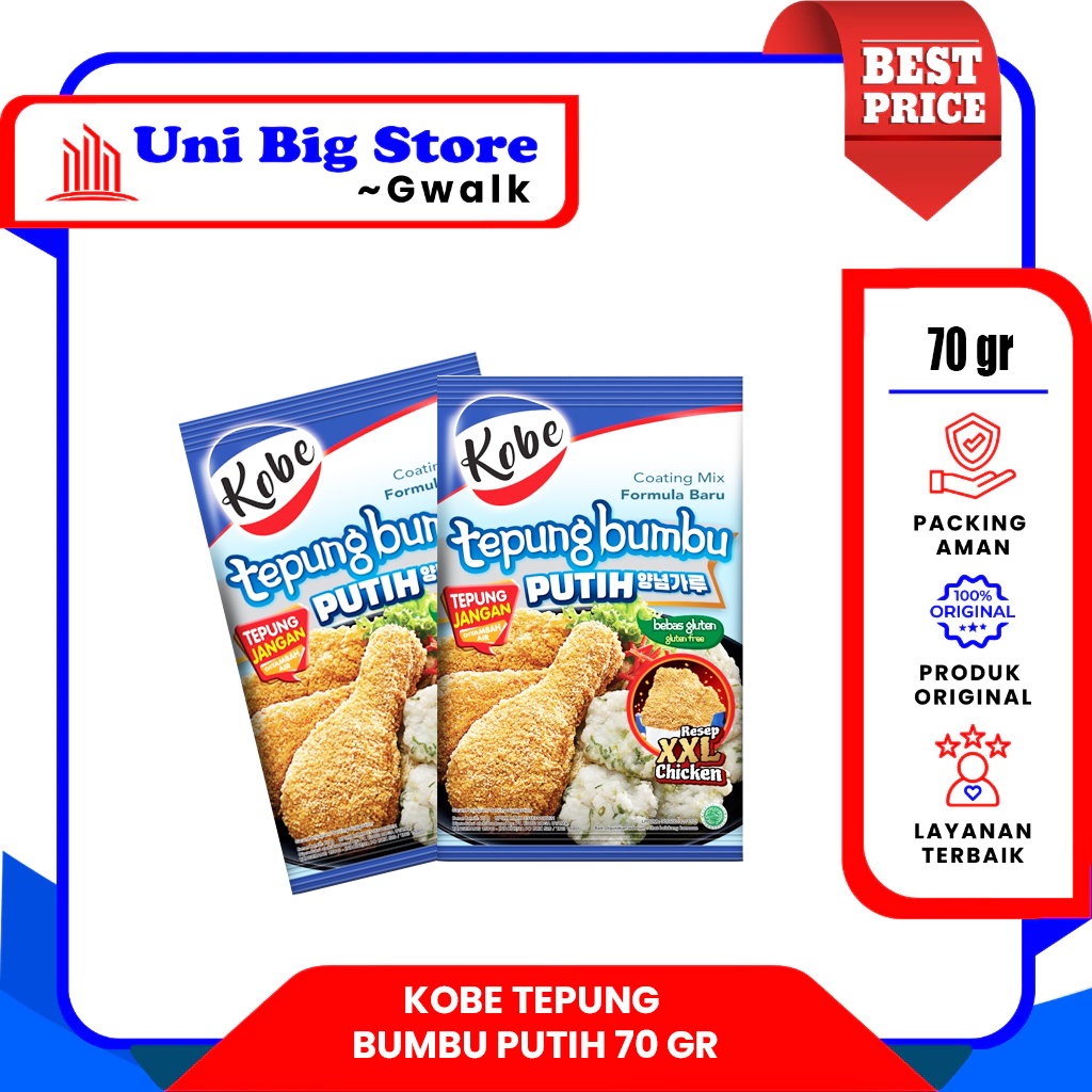 

KOBE TEPUNG BUMBU PUTIH - 70 gr