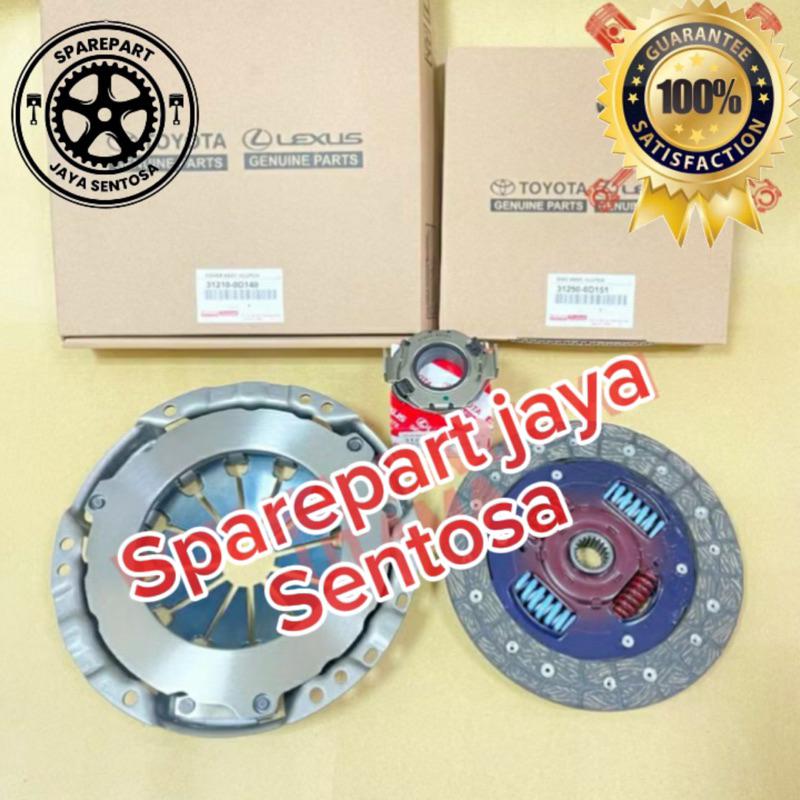 Kopling Fullset Etios Valco Kampas Kopling Set Dekrup Etios Valco Original Garansi Part : 31210-0D14