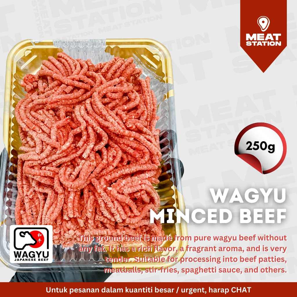 

Wagyu Minced Beef / Daging Sapi Giling / Ground Beef/ Minced Beef 250g