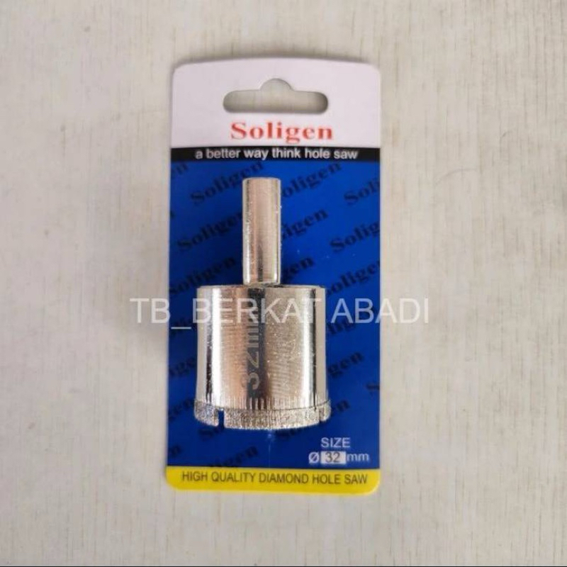 Mata Bor Kaca SOLIGEN 32mm / Mata Bor Kramik Granit 32mm SOLIGEN