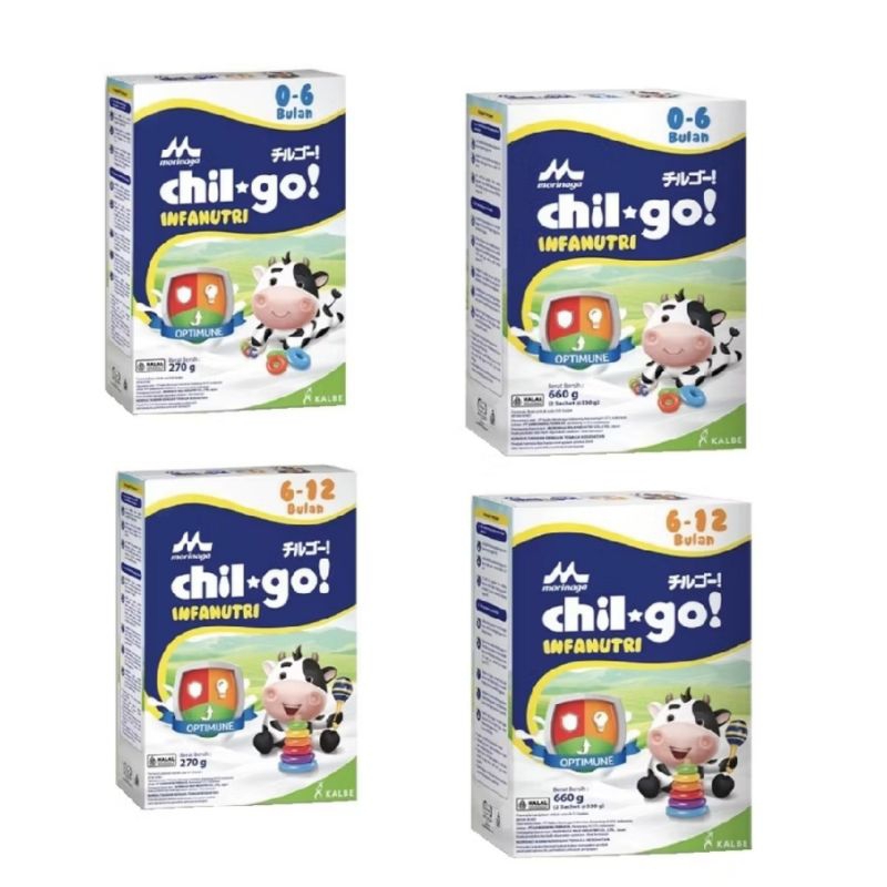 

CHIL GO INFANUTRI Formula Bayi usia 0-6bln/ 6-12bln 270gr/660gr(2x330gr) exp. 2026