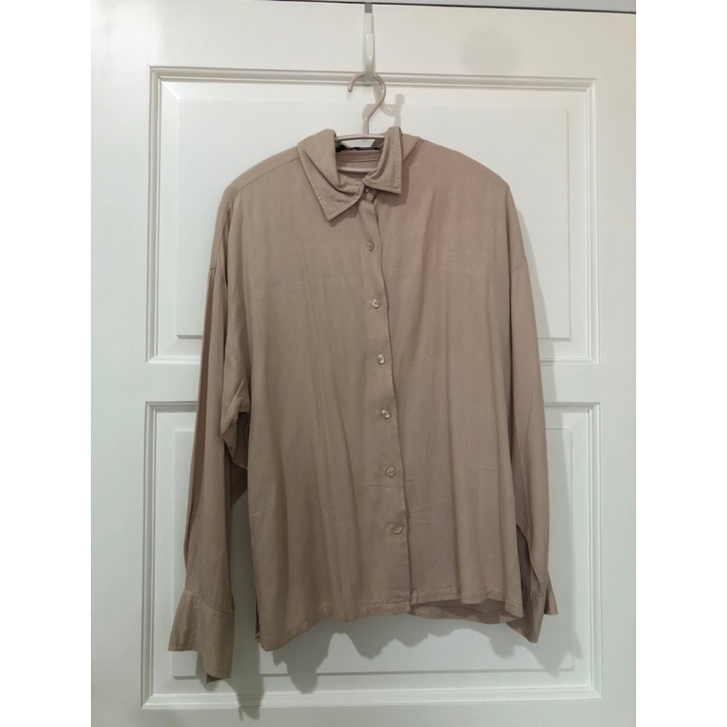 THENBLANK | Loose Shirt | Beige