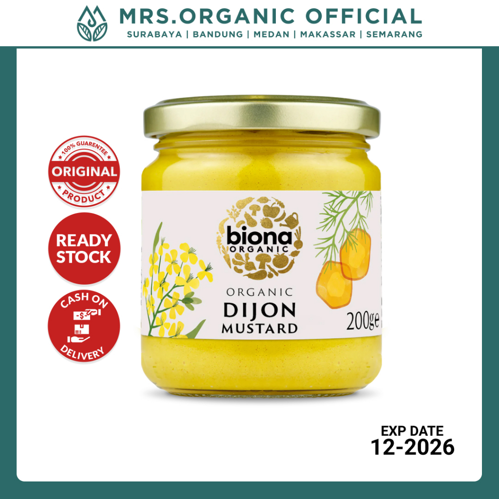 

Biona Organic Dijon Mustard 200 Gr