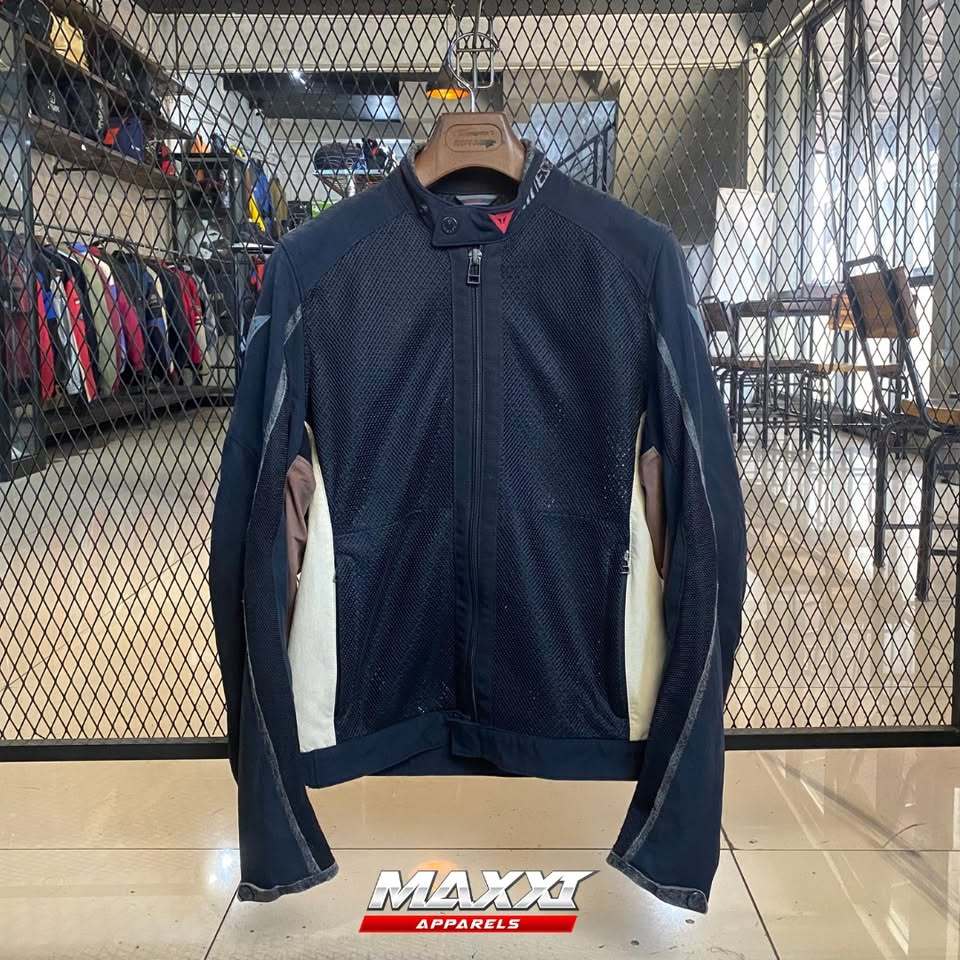 Jaket motor Dainese Tricolor | BB (55Kg - 60Kg) | Original Dainese Jaket Windproof