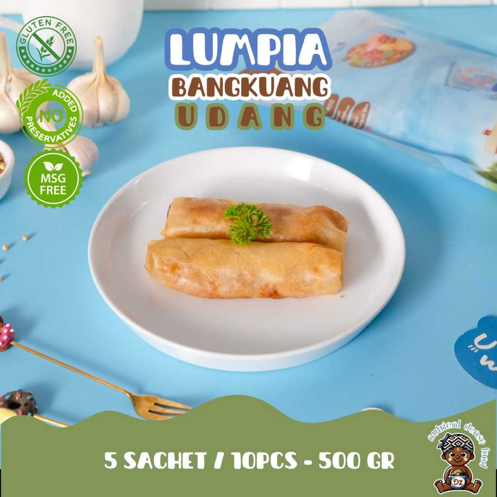 

Lumpia Bengkuang Udang 500gr | MPASI GLUTEN FREE HOME MADE DEZIGA BELLY | KURIR INSTAN SAMEDAY
