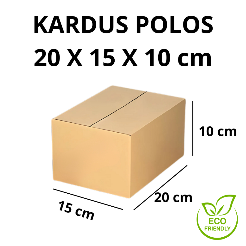 

Kotak Packing Polos 20 x 15 x 10 cm Karton Packing Kardus Polos 20X15X10 cm