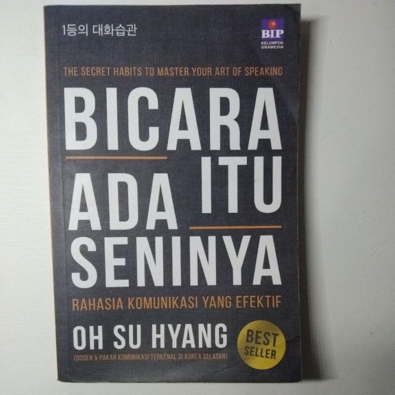 preloved ORI bicara itu ada seninya oh su hyang