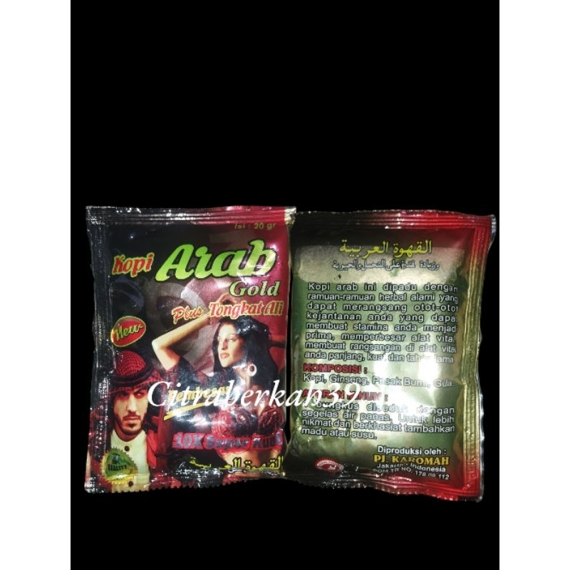 

Kopi Arabika original 100 % ecer per bungkus