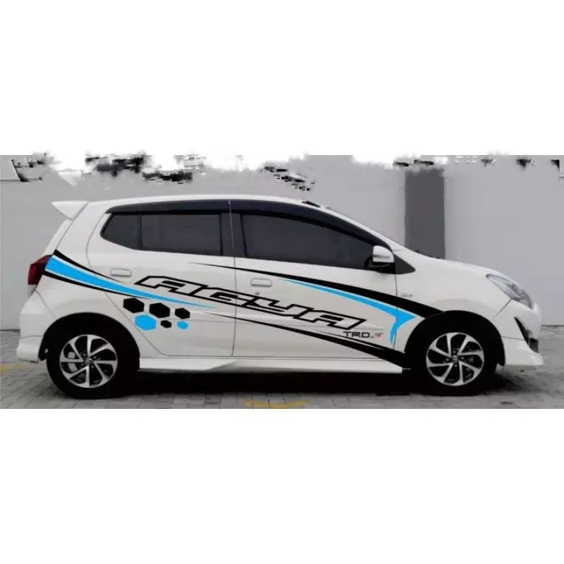 Sticker mobil Agya Ayla dll sticker list terlaris mobil agya ayla stiker mobil agya keren